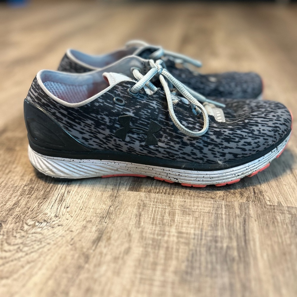 Under Armour Black and Gray Women's Sneakers